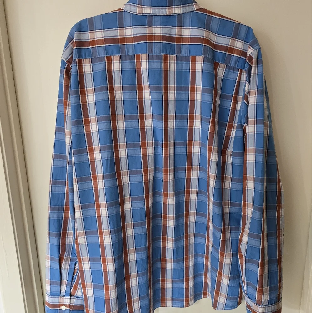 Men's Levi's Buttonup Plaid Cotton Shirt XXL